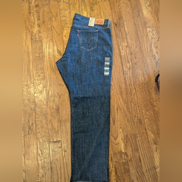 Levi's 314 Shaping Straight Leg Blue Jeans New With Tags Size 22W - Picture 3 of 17